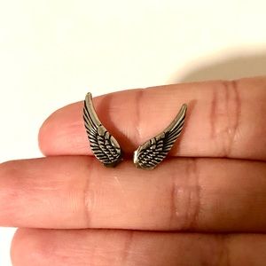 Angel wing earrings
